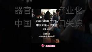 器官移植黑产业化，中国大量人口失踪！