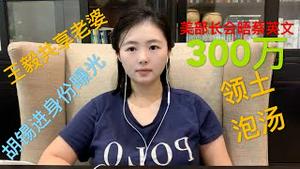 中共外长头号汉奸卖国贼，王毅共用老婆，中共丢失国土300多万平方公里，美国卫生部长会晤蔡英文，胡锡进终于露出真面目，原来他是~~~