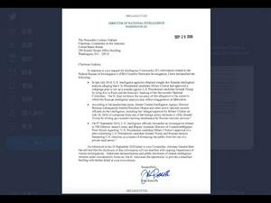 《石涛聚焦》「川普拜登首场辩论4小时前 美情报总监爆光-希拉里丑闻」当年CIA老板写给奥巴马签名简报「关于希拉里动用FBI栽赃川普-通俄门 用以掩盖希拉里-电邮门事件」文件解密（29/09）