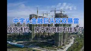 突发！中字头金融巨头双双暴雷！信贷违约、房子断供刹不住车了！