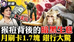 经济学者月刷卡才1.7美元，银行哭了！胡叼盘成良心公知，马化腾罕见暗讽！揭秘导致猴痘全球传播背后两千亿美元暗黑生意！差点被铁鍊女，B站博主才干一个月就被拐卖！2022.0524
