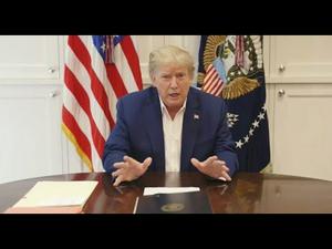 《石涛聚焦》「突发：10.03 晚7点 川普视频向全球讲话：我们一定战胜-中共国病毒」不仅仅为美国 全球死人过百万 我很好！很快回来！「来自神的奇蹟 展现在我的身上」美国是最伟大的国家（03/10）