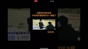 内部资料流出铁证：中共海外警察局可以一锅端了！