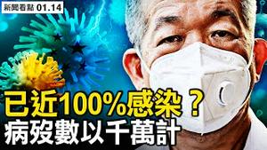 月内S亡近6万？感染高峰已过？ 已近100%感染？最强毒株➕最糟决定；SW亡率至少1%？病殁数以千万计？究竟S亡多少人？三种方式可统计【新闻看点 李沐阳1.14】