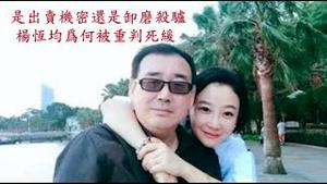 杨恒均被重判死缓是出卖机密还是卸磨杀驴《建民论推墙第2241》