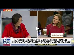 《石涛聚焦》「大法官听证会 巴瑞特遭遇荒谬质问 似遇鬼魂」10月最后周投票 最高法院投票前确定「保守信仰品质」（13/10）