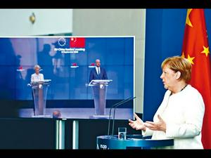 《石涛聚焦》「习近平称新疆政策「完全正确」后 默克尔罕见主动反共」德议会-默克尔严厉指控中共国「恶劣和残酷对待」少数民族 深刻关切香港镇压异议人士「美中新冷战 欧美联手一体抗中共」（30/09）