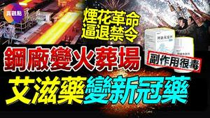 🔴 四川钢厂申请变火葬场, 艾滋病药成中国首款新冠药! 止泻药卖断货, 也能治新冠?! 新年夜多地燃放烟花, 警察四处扑火管不了! 烟花禁令被逼退, 官方无奈调整: 随便放!【20230102】