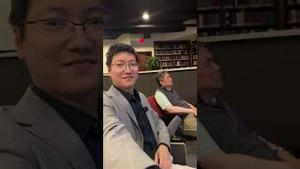 公子沈在美国智库看总统辩论直播